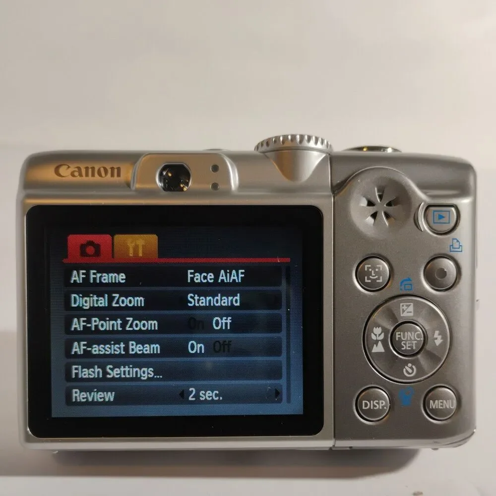 Canon PowerShot A1100IS 12.1 MP Digital Camera With Lowepro Case Tested